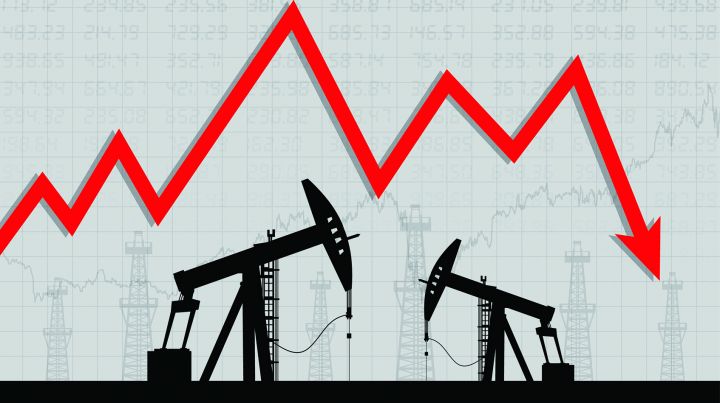 Grafik pergerakan harga minyak dunia akibat konflik perang